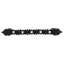 Cache 4 inch center to center Principessa pull embellished with 5 Crystals in finish Jet