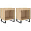 Cromartie Metal Bedside Table-493715004-532409550