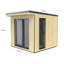 Hizer 8 x 10 Ft Tongue and Groove Log Cabin with Installation Service