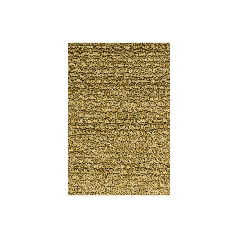 Zeal Wool Area Rug in Yellow, Round 7'9"