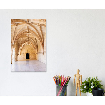 Interior View II, Jeronimos Monastery, A UNESCO World Heritage Site, Lisbon, Portugal by Julie Eggers - Wrapped Canvas Print