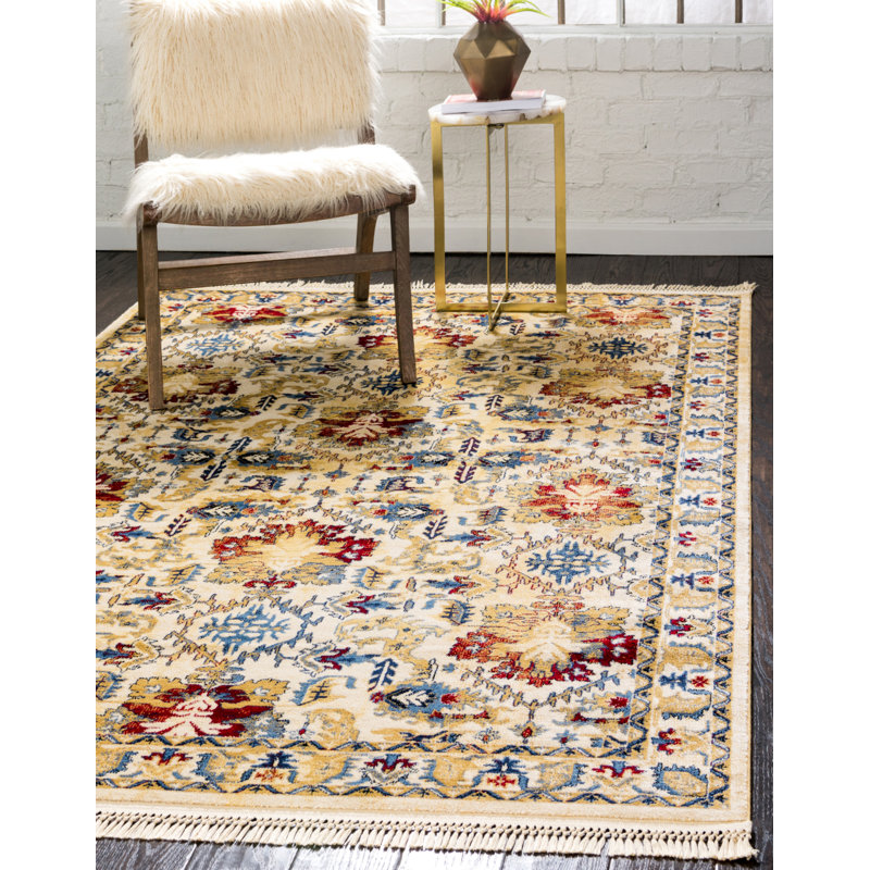 Tapis ivoire Angeliya, Rectangle 4 pi x 6 pi
