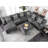 Upholstered U-Shaped Sectional Reversible