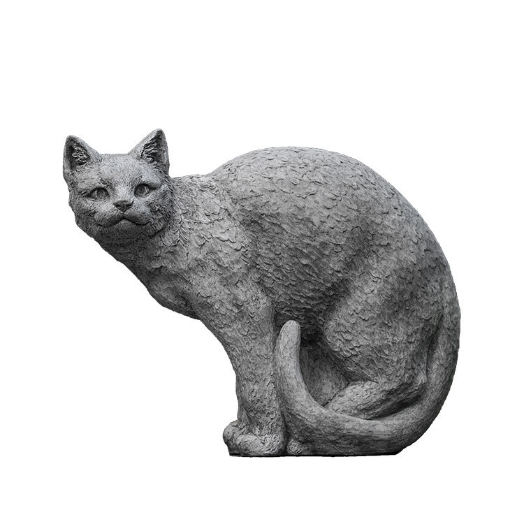 Cat Garden Statue, Alpine Stone