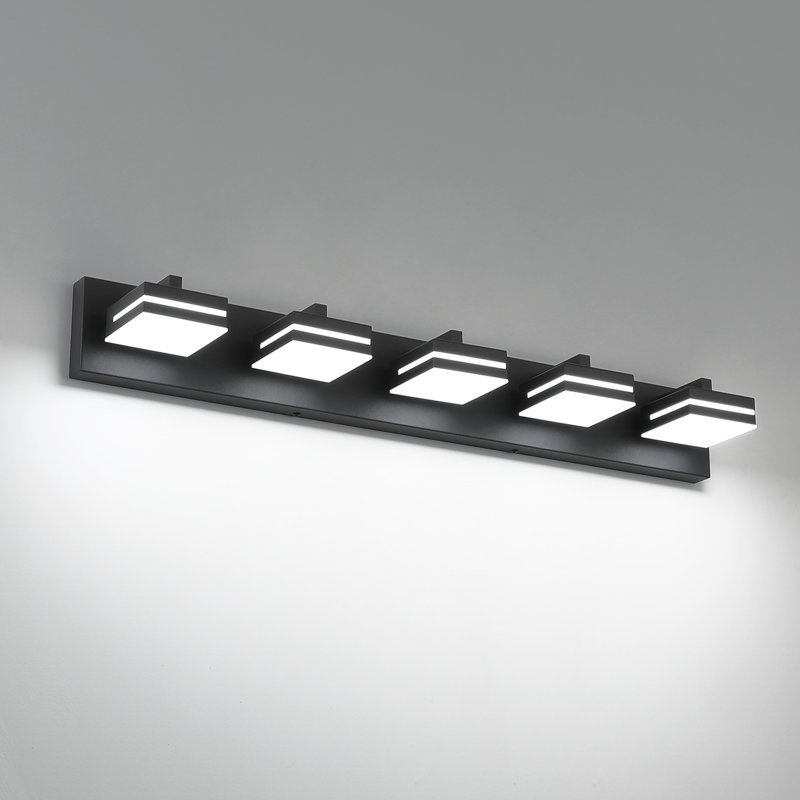 Dimmable Bathroom LED Vanity Light, 5 Lights