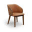 Chaise rembourrée en cuir Glenwood-1102903366