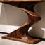 Console de style chinois rétro simple brun-130118810
