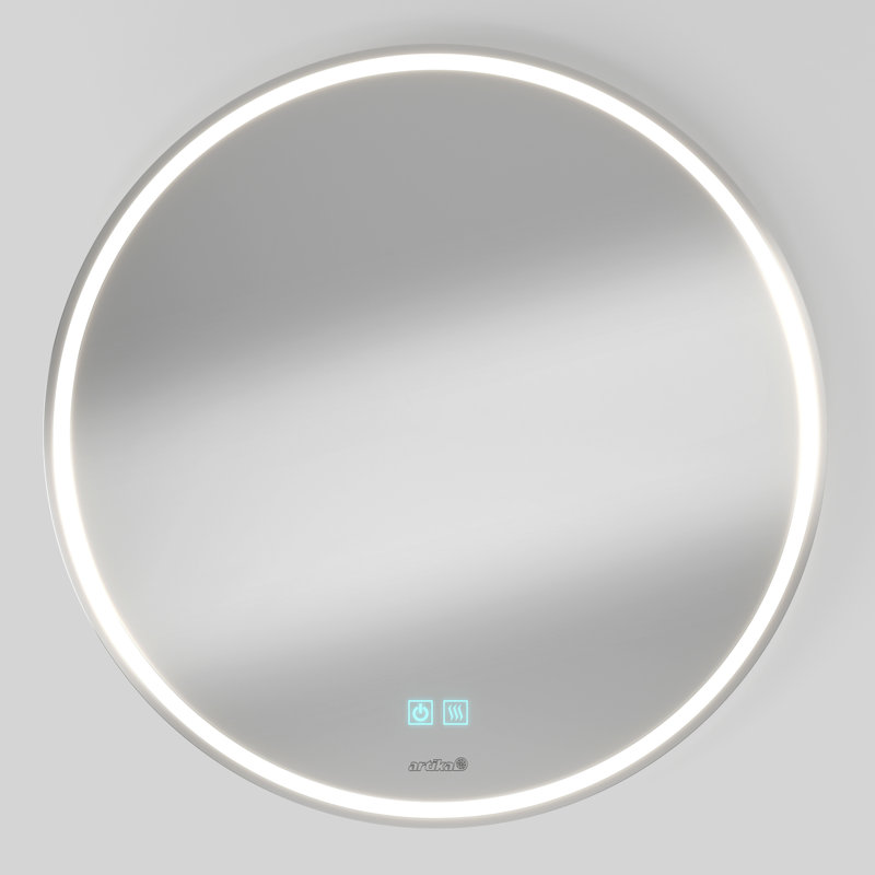 Aluminum Round Mirror
