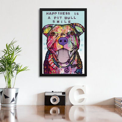 «Smile Premium», affiche encadrée par Dean Russo