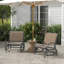 Ensemble de 2 fauteuils oscillants oscillants Outsunny Porch-532389012
