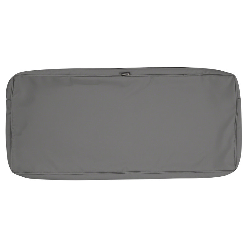 Pina Outdoor 3'' Bench Cushion Cover, 3" H x 54"W x 18"D, Charcoal gray