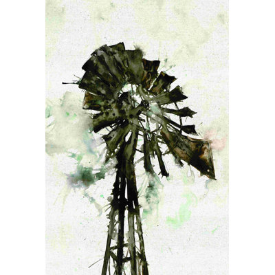 " Windmill Abstract " Painting Print