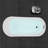 67" x 28" Freestanding Soaking Acrylic Single Slipper Bathtub with Reversible Drain-50517493