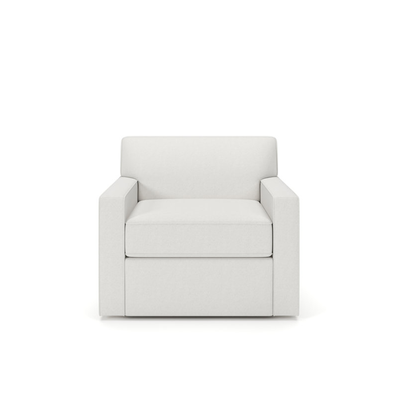 Chaise pivotante Francesca,  Macarena Beige Tissage Panier