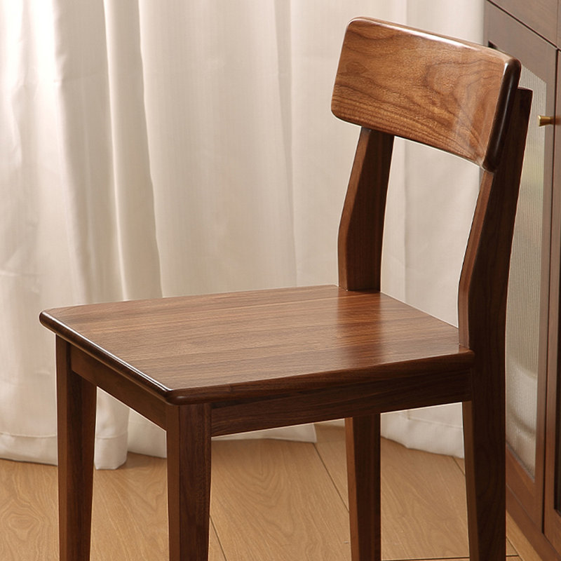 Table en bois de noyer noir simple et durable