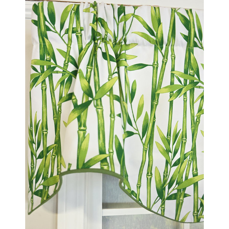 Cantonnière cannelée en bambou RLF Home
