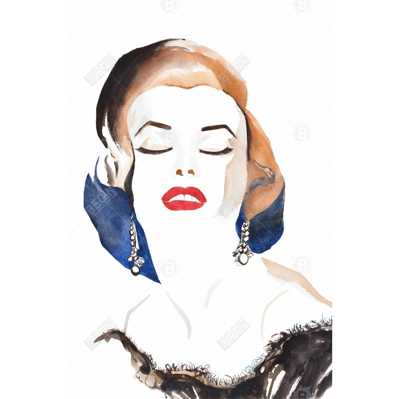 Vintage chic marilyne monroe Bath Mat with Non-Slip Backing - Quick Dry Memory Foam Bathroom Rug - Absorbent - Modern Plush Spa-Style - Machine Washable