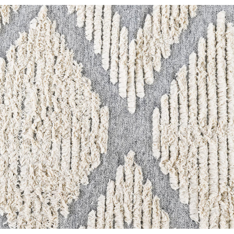 Tapis gris d'intérieur / extérieur Warren de Kosas Home, Rectangle 8 pi x 10 pi