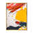 Toile avec cadre flottant or