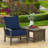Outdoor Deep Seat Cushion Set, Weather-Proof, Rain-Proof, Fade Resistant Patio Cushion For Chair, Sofa, And Couch