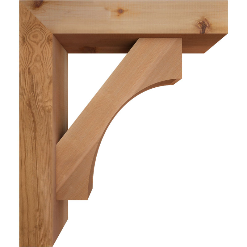 Support Westlake Block avec support décalé, 26 x 22, Cèdre rouge occidental de l 5 1/2 po (lisse)
