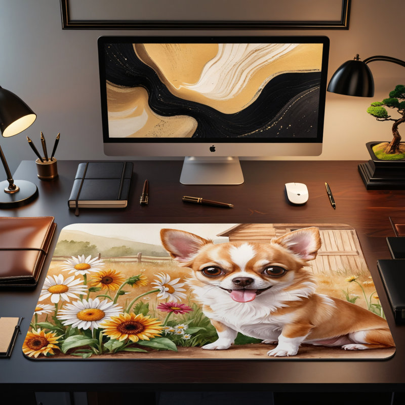 Polyester Desk Pad, 23.6x13.8