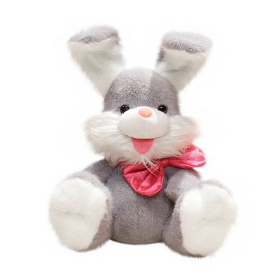 Plush rabbit Music Easter Bunny Stuffed Waving Singing Lnteractive Toy Soft With Floppy Ears For Girls Boys Kids Birthday Gifts