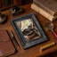 Cadre photo décoratif antique 1PC 5 po x 7 po avec fixation murale ou de table-254957264-254957265-254957266