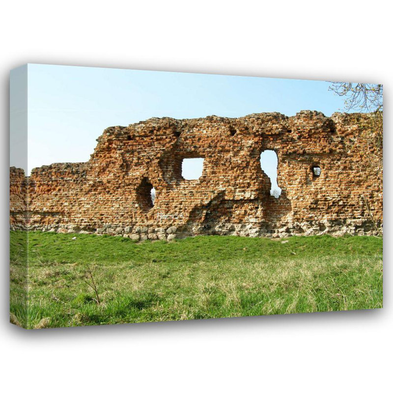 Ruines du château de szubin, H 18 po x l 24 po