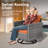 GRS Premium All-Weather Wicker 9 - Person Patio Conversation Set with Cushions-111065716-111065715