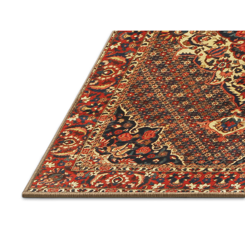 Tapis oriental brun / rouge / beige, Rectangle 8 pi x 12 pi