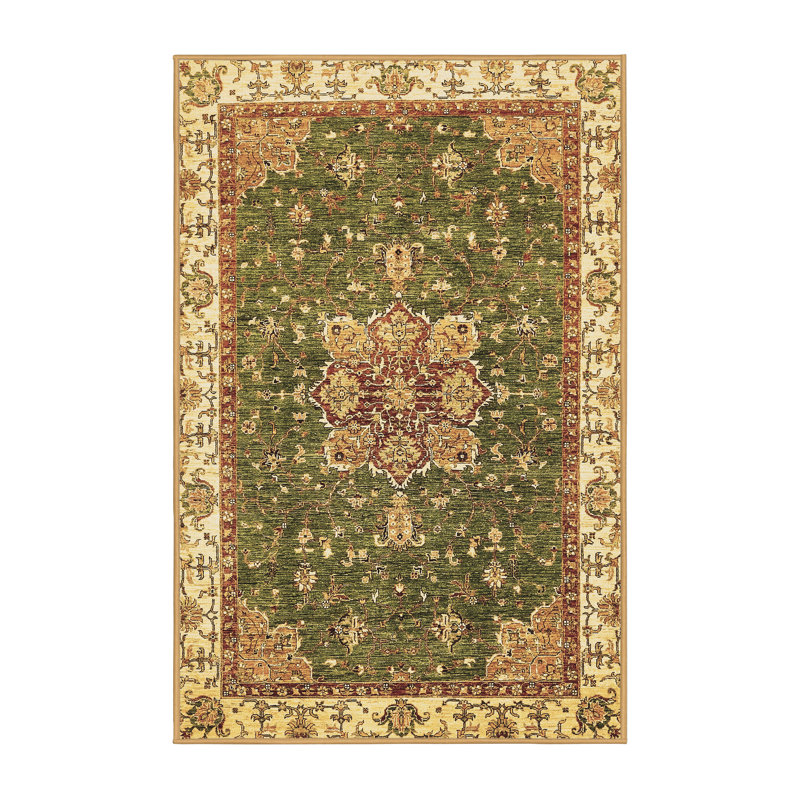 Bitha Oriental Indoor Rug, Rectangle 4' x 6'