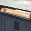 Meuble-lavabo double en bois massif de 66 po avec plateau en marbre de Carrare de 1,5 po Thornaby-1008703726-1047605994