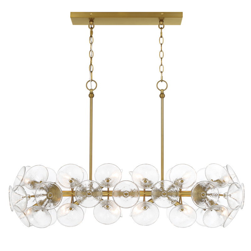 Rosdorf Park Lazzara - 12 Lt Island In Soft Brass Finish