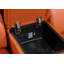 Ensemble de canapé modulaire inclinable électrique en cuir italien à grain supérieur, de causeuse console et de chaise avec appuis-tête électriques-110829059