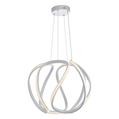 Pearl - Light White LED Unique/Statement Pendant