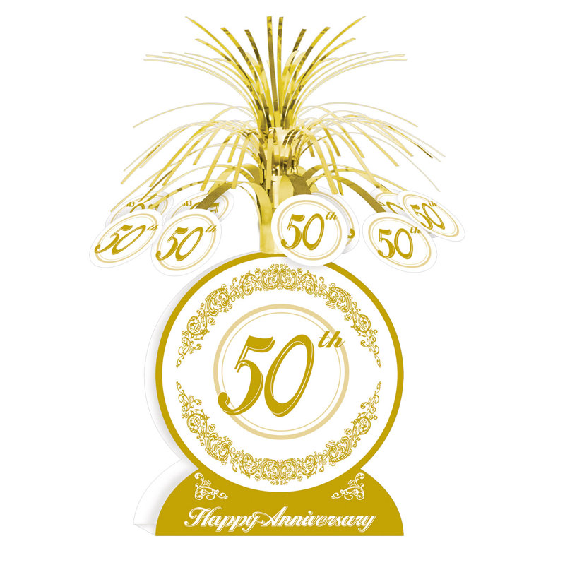 "50th" Anniversary Centerpiece
