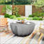 Table basse imperméable et durable en ciment Mgo pour l'intérieur et l'extérieur, idéale pour les terrasses, les jardins et les salons-1791584217