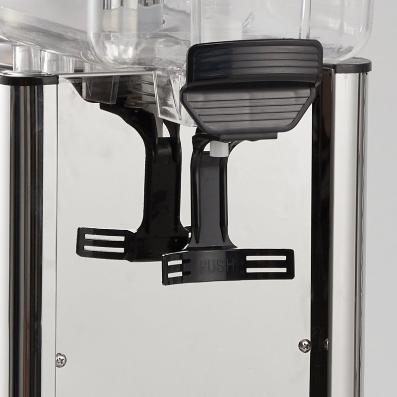 Distributeur de boissons commercial unique de 4,8 gallons, 150 W, mélangeur à contrôle de thermostat, refroidisseur à boissons pour café-restaurant, noir