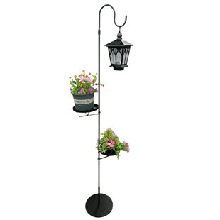 58" Outdoor Floor Lamp, Brighter Outdoor Patio Lamp, Auto On/Off Solar Waterproof for Garden Courtyard Pool – No Wiring