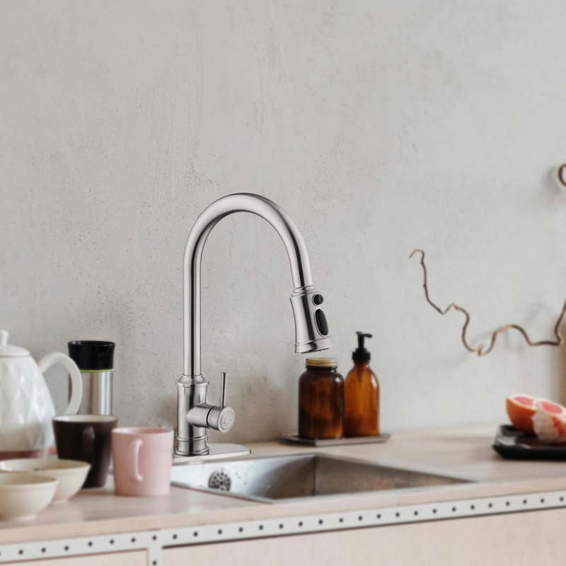 Robinet de cuisine Doitbest, Acier inoxydable