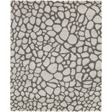 Belden Transitional Abstract, Ivory/Gray Area Rug