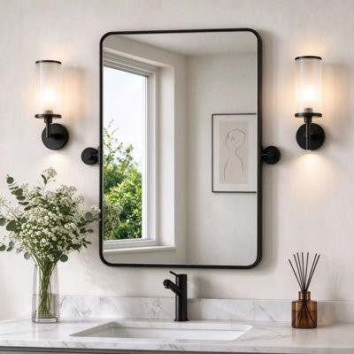 Shatterproof Aluminum Frame Bathroom Vanity Mirror