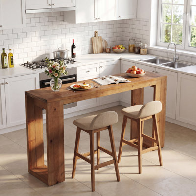 70.9-Inch Long Counter Height Pub Table