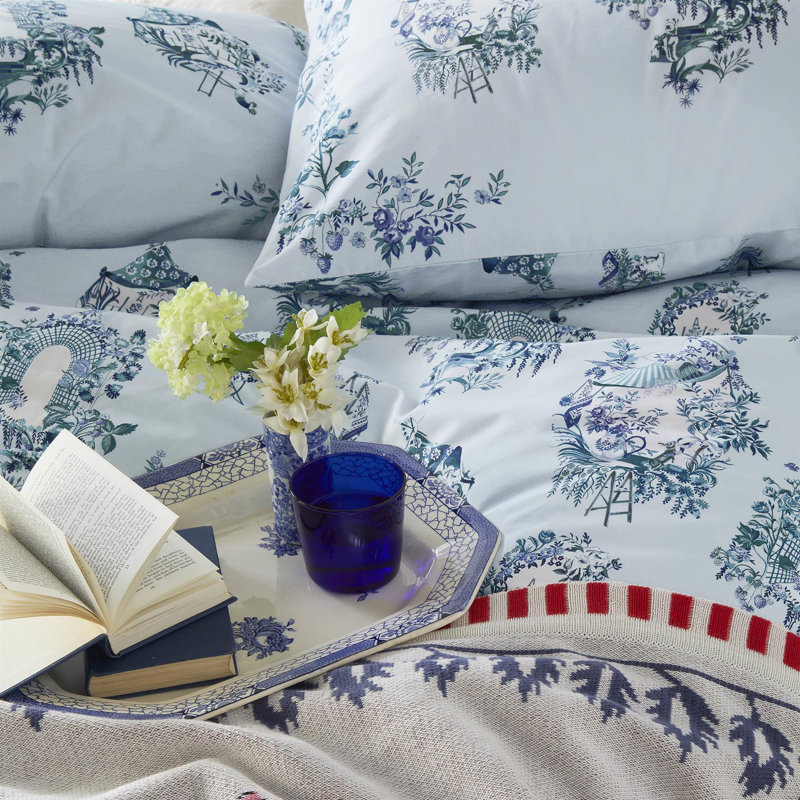 32 Years Toile Blue/White, Super King