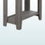 Table d'appoint en stratifié gris Tanith - H 21,85 po x l 23,56 po x P 11,48 po