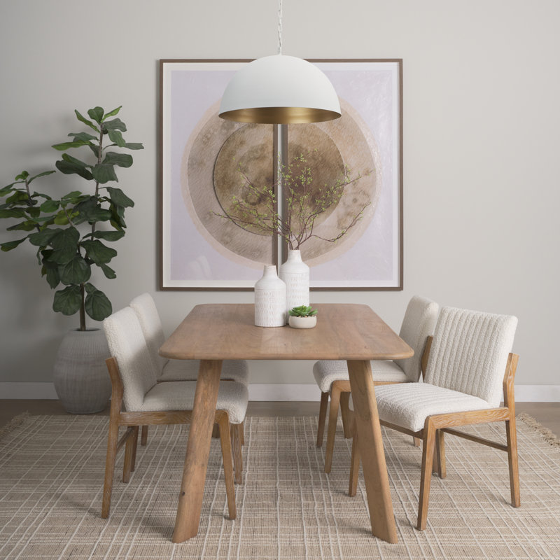 1 - Light Pendant, 17" H x 24" W x 24" D