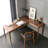 Nordic - style L - shaped Desk Made of Walnut-802753879