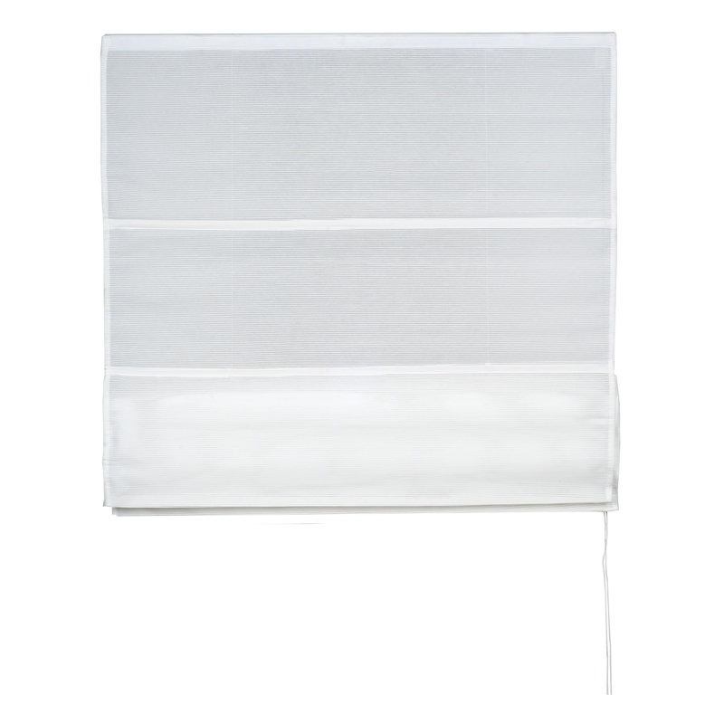Sheer Roman Shade, White, 150cm W x 220cm L