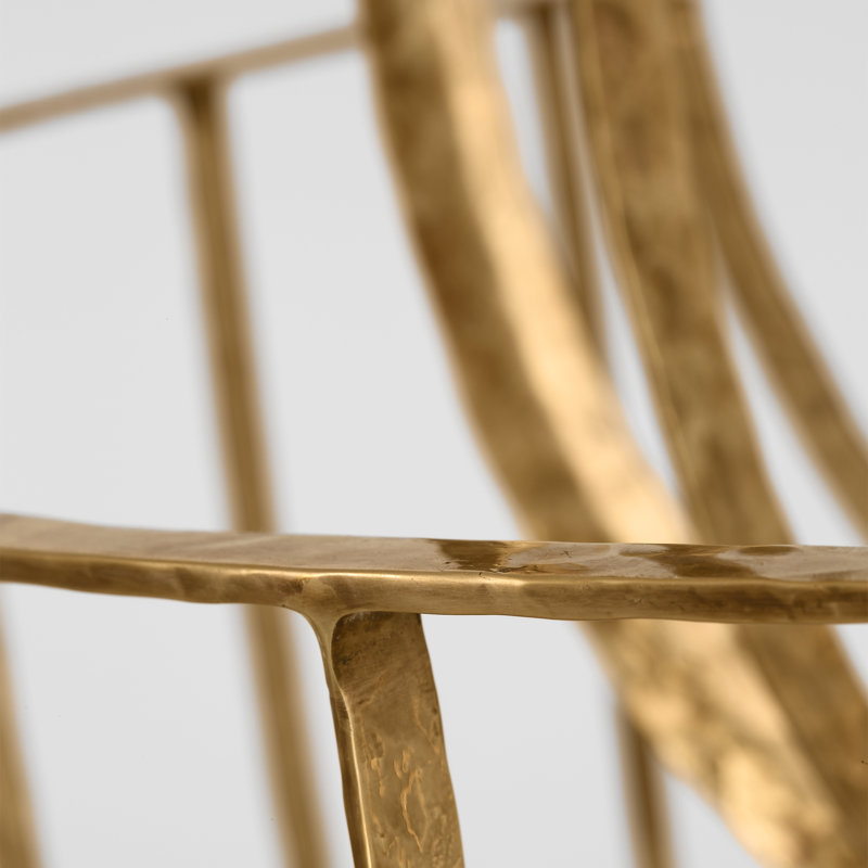 Sean Lavin Sanchi 3-light large two tier chandelier in polished antique brass finish, Polished Antique Brass